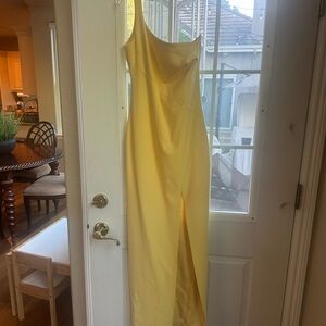 Likely Asymmetrical Yellow Dress